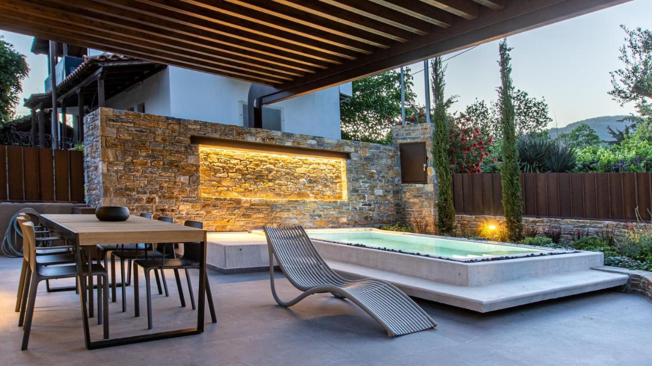 Lethe Villas With Private Pool Kato Gatzea Greece Eksteriør billede